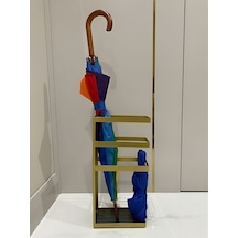 Zümrüt Metal Şemsiyelik - Gold Gold