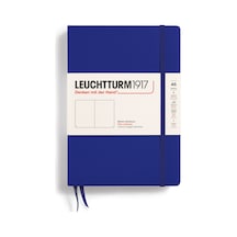 Leuchtturm1917 Not Defteri Orta Boy A5 , Sert Kapak, 251 Numaralandırılmış Sayfa, Mürekkep Ink - Düz Lacivert