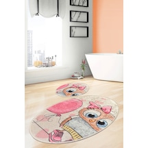 Kıtty Djt 2 Lı Set Banyo Halısı Çok Renkli