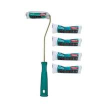 Dekor Kadife Parmak Rulo 10 Cm + 4 Adet Yedeği
