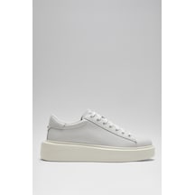 Lufian Gage Beyaz Deri Erkek Sneaker Ayakkabı 112230220 Beyaz