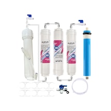 Akvaryum Tipi Su Arıtma, Çift Çıkışlı Ve Saf Su Sistemi (Standart Membranlı)