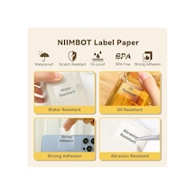 Nıımbot T40 Etiket 40mm X 60mm 125 Adet Şeffaf B1b21sb3s 1923 Diğer