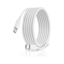 Type C-c, Örgülü, Güçlendirilmiş Boyun, 1 Metre 60watt Pd Hızlı Şarj & Data Kablosu, Apple Uyumlu iPhone Standart