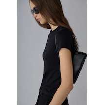 Suud Collection Siyah Petit Mervie Baget Çanta
