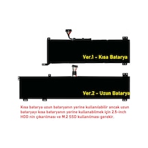 Lenovo Legion 5 82b500crtx Batarya Pil Retro V1