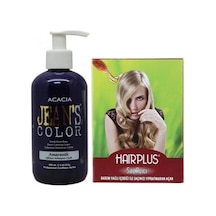 Saç Boyası Eflatun 250ml Ve Hairplus Saç Açıcı