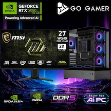 Go Gamer AE752D R9-7900 32 GB 2 TB SSD RTX5080 16 GB 27" Free Dos Oem Paket Masaüstü Oyuncu Bilgisayarı