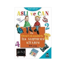 Aslı ve Can İle Görsel Okumalarla İlk Alıştırma Kitabım - Mavi Ki