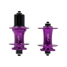 Shimano Raptor Ön/arka Göbek Seti Qr+sokma Mil 8-11v 32d 6 Vida Mor 220224 Siyah