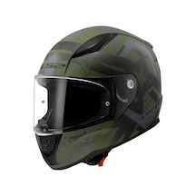 Ls2 Rapıd 2 Thunder Birds Kapalı Motosiklet Kaskı Yeşil - Siyah