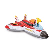 Intex 57536 Su Tabancalı Kırmızı Uçak Şişme Çocuk Binici 117cm Çok Renkli