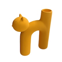 Seramik Kedi Vazo Vz262-5