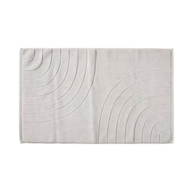 Time Banyo Paspası Yumuşak Gri%100 Pamuk 50x80 Cm Açık Ceviz