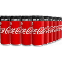 Coca Cola Şekersiz Kutu 24 x 250 ML