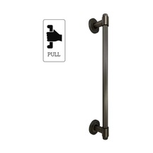 Sese Bade Modeli Çekme Kapı Kolu Antrasit Renk Kol 40 Cm 202-50-40-54