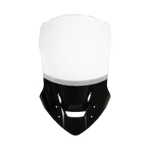 GP Kompozit Honda NC 700 X / NC 750 X 2012-2015 Uyumlu Baskılı Tur Camı Şeffaf 58 cm