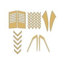 Cg Gold Sticker Ve Depo Şerit Seti