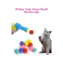 Wintoup Özel Üretim Peluş Top Atan Kedi Oyun Tabancası