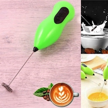 Pilli Mini Kahve Süt Cappucino Köpürtücü Yumurta Karıştırıcı Mixer Pilli Çırpıcı Plastik Diğer