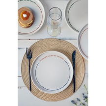 Motto Line Stackable Pasta Tabağı 21 Cm 4 Adet 22645-22731-35-36 Çok Renkli