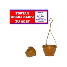 Askılı Saksı Toptan (30 Adet) Toptan 2 Lt