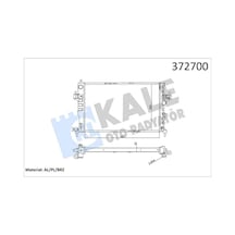 Su Radyatörü Corsa C Combo 1.7 Dtı Mt 598 369x32