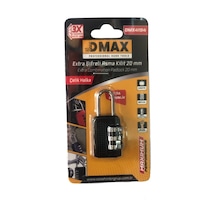 Dmax Extra Şifreli Asma Kilit 20mm Dmx4194