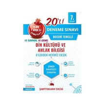 7. Sınıf Mavi Din Kültürü 20 Deneme Sınavı -  Nartest