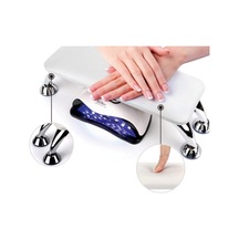 Metal Ayaklı Ergonomik Manikür Sehpası Beyaz Manikür Kol Desteği H11w