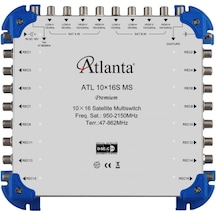 Atlanta 10/16 10x16 Santral Merkezi Sistem Multiswitch Sonlu / Karasal Aktif + Adaptör
