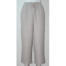 Pantolon Yazlık Müslin Relax Gri