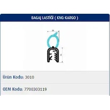 Master M3010 Bagaj Kapak Fiili 7700303119