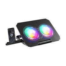 Forzacase Çift Fanlı Yükseklik Ayarlı Rgb Ledli Notebook Laptop