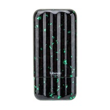 Lubinski Carbonfiber Puro Kılıfı Siyah-yeşil 3lü 60ring Lb-522