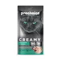 Creamy Tavuklu Ve Ton Balıklı Sıvı Kedi Ödül Maması 4x15 Gr