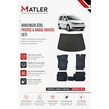Volkswagen Caddy 2012 Model 4d Ekstra Havuzlu Paspas Ve Bagaj Havuzu Set