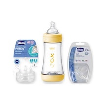 Chicco Beslenme Başlangıç Seti 3 Parça: Biberon + Emzik + Biberon Emziği
