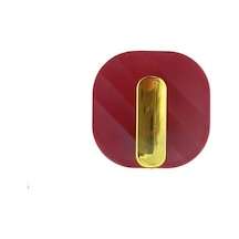 River World Kırmızı Renkte Retro Askılı 2'li Yapışkanlı Dolap Kapak Kulpu Çok Renkli