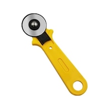 Kırkyama Patchwork Makası Bıçağı 45 Mm Sarı Döner Rulet