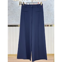 Sentez Sz-5640-l Lacivert Renk Florida Nervürlü Pantolon Çok Renkli