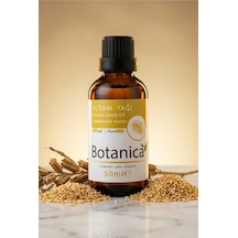 Botanica %100 Saf Susam Yağı Soğuk Sıkım Vücut Masajı Nemlendirici Doğal Bitkisel Bakım Besleyici 50 Ml 50 ML