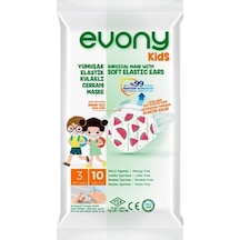 Evony 10 Lu Cerrahi Maske Çocuk Karpuz Desenli
