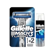 Gillette Mach3 Turbo Özel Askerlik Fırsat Paketi Tıraş Makinesi Yedekli + 75 Ml Jel