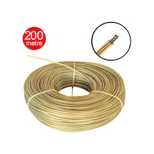 6mm Pvc İzole Kaplı Çelik Halat Tel - 200 Metre