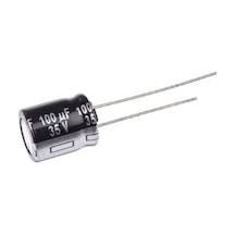 100uf 35v Elektrolitik Kondansatör 6.3x11mm 5mm 105c 10adet Pcs