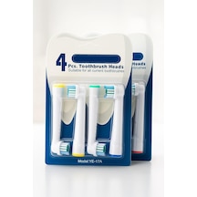 Lexroo Diş Fırçası Yedek Fırça Başlıkları, Oral B Braun İçin 8 Ad