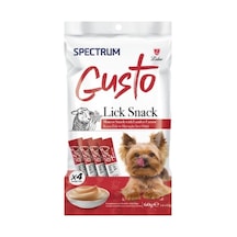 Gusto Lick Snack Kuzu Etli Ve Havuçlu 4x15 Gr