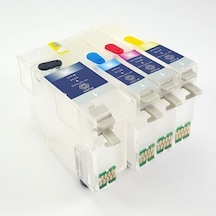 Epson T1301 T1304 Uyumlu Kolay Dolan Kartuş 4 Renk