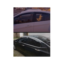 Hyundai Accent Blue Kromlu Cam Rüzgarlığı